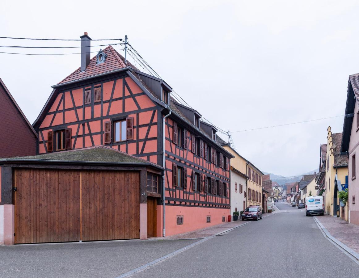 A L'Oree Des Vignes, Gite Classe 3 Etoiles Au Centre De La Route Des Vins D'Alsace Orschwiller Exterior photo